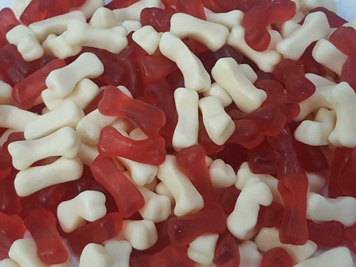 Bones sweets mini red and - bones,
