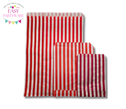 Candy stripe paper bags sweet - stripe,