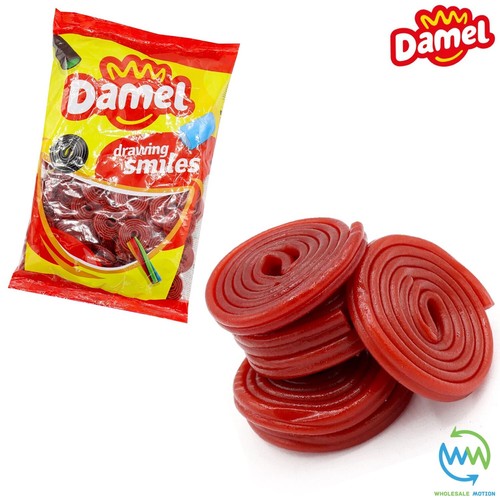 Strawberry wheels sweets - sweets, red
