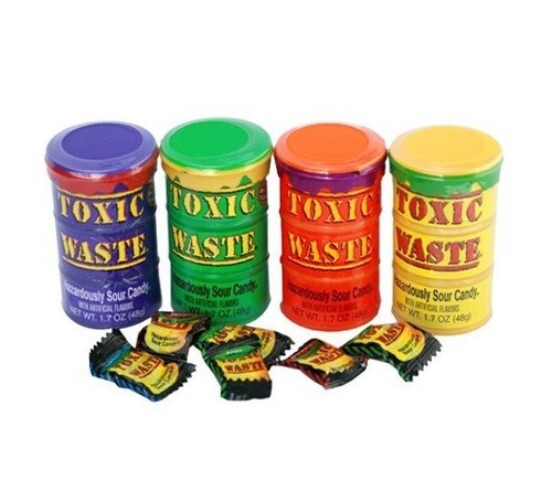 Toxic waste assorted - toxic,