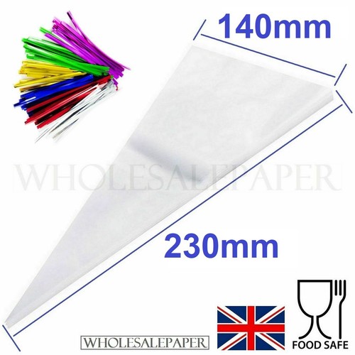 Sweet cone bags clear - bags,