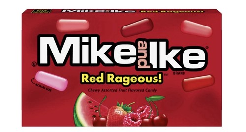 Mike and ike red - red, chew