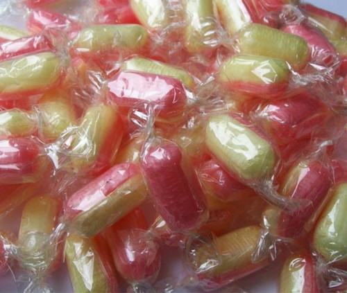 Rhubarb and custard sweets - and, |