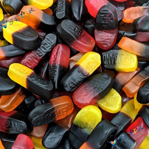 Red band fruit gum - red,