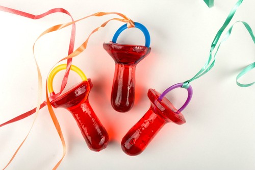 Large retro red - candy, sugar