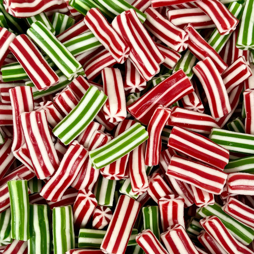Red green candy poles - red, &