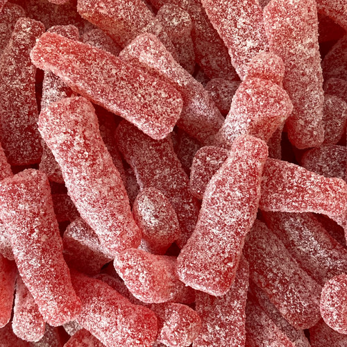 Fizzy red cola bottles - fizzy,